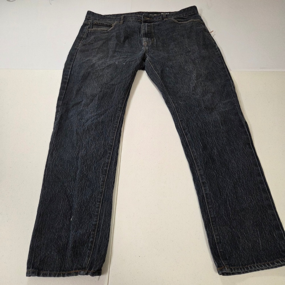 WXYZ MFG CO Nomad Slim Fit Jeans Mens 36x32 Dark Wash Indigo Denim